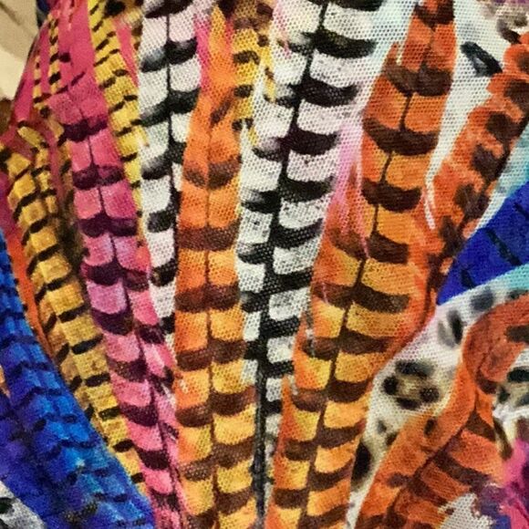 Kenneth Cole Reaction Multicolor swim coverup M - Picture 9 of 11